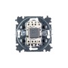 Выключатель 1-кл. СП Levit IP20 с подсветкой жемчуж./ледяной ABB 2CHH590146A6068
