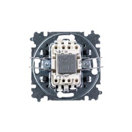 Выключатель 1-кл. СП Levit IP20 с подсветкой жемчуж./ледяной ABB 2CHH590146A6068