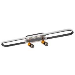 Люстра потолочная светодиодная диммируемая LANTERNA с ДУ поворотная цилиндр 800х90х150мм 52Вт 2700К/