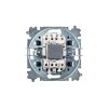 Выключатель 1-кл. СП Levit IP20 с подсветкой кофе макиато/бел. ABB 2CHH590146A6018