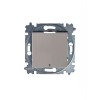 Выключатель 1-кл. СП Levit IP20 с подсветкой кофе макиато/бел. ABB 2CHH590146A6018
