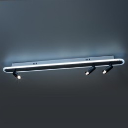 Люстра потолочная светодиодная диммируемая LANTERNA с ДУ поворотная цилиндр 900х70х170 52Вт 2700К/40