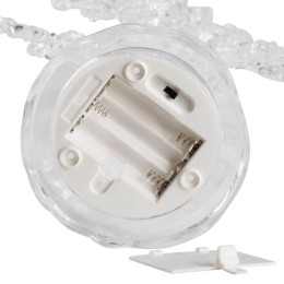 Фигура светодиодная "Елочка со звездой" 37см 1LED 0.1Вт IP20 на подставке элементы питания 4хAAA (не