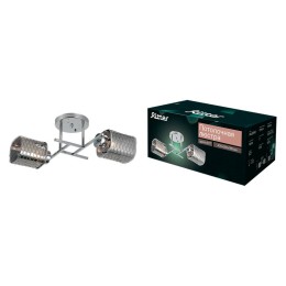 Люстра потолочная PALERMO 400х350х185мм 2хE27 металл хром Ritter 52521 9