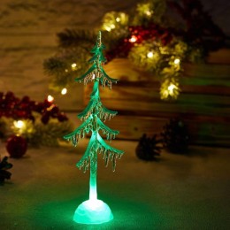 Фигура светодиодная "Елочка" 25см 1LED 0.1Вт IP20 на подставке элементы питания 3хAG13(LR44) (в комп