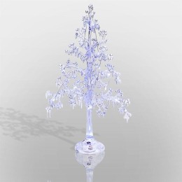 Фигура светодиодная "Ель" 51см 15LED бел. 1Вт IP20 на подставке элементы питания 3хAAA (не в компл.)