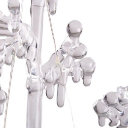 Фигура светодиодная "Ель" 51см 15LED бел. 1Вт IP20 на подставке элементы питания 3хAAA (не в компл.)