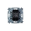 Переключатель 2-кл. СП Levit IP20 антрацит/дым. черн. ABB 2CHH595245A6063