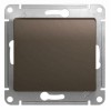 Выключатель 1-кл. СП Glossa 10А IP20 (сх. 1) 10AX механизм шоколад. SE GSL000811