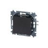 Переключатель 1-кл. СП Levit IP20 антрацит/дым. черн. ABB 2CHH590645A6063