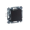 Переключатель 1-кл. СП Levit IP20 антрацит/дым. черн. ABB 2CHH590645A6063
