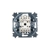 Переключатель 1-кл. СП Levit IP20 антрацит/дым. черн. ABB 2CHH590645A6063