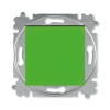 Переключатель 1-кл. СП Levit IP20 зел./дым. черн. ABB 2CHH590645A6067