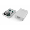 Розетка компьютерная 1-м ОП SB1-1-8P8C-C5e-SH-WH RJ45 (8P8C) кат.5E экранир. Dual IDC Hyperline 4302