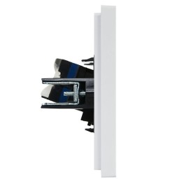 Розетка компьютерная RJ45 кат.6 FORTE&PIANO FP231 бел. IEK FP-K10-2-K01