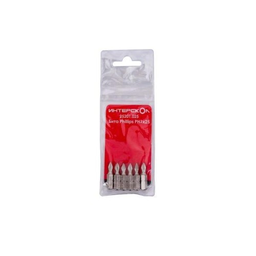 Бита Phillips PH1х25 (уп.6шт) ИНТЕРСКОЛ 25201.025