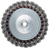 Корщетка-чашка гайка М14 стальная витая проволока 150мм FIT 39470