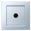 Розетка телевизионная TV СП 1мод. Simon15 IP20 бел. Simon 1590475-030