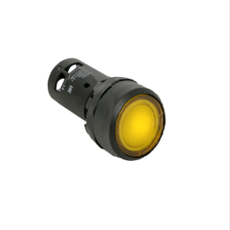 Кнопка с фиксацией с подсветкой OptiSignal Compact D22 С7-PHL-B501 желт. 1НЗ 24В AC/DC XB7NJ05B2 КЭА