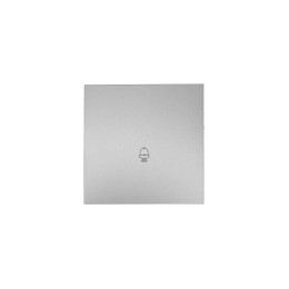 Кнопка звонка СП ZIMA IP20 безвинт. зажим сер. матов. LEZARD 704-7488-103QC