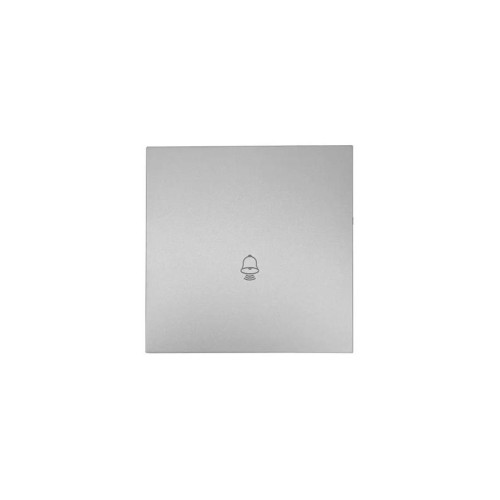 Кнопка звонка СП ZIMA IP20 безвинт. зажим сер. матов. LEZARD 704-7488-103QC