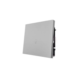 Кнопка звонка СП ZIMA IP20 безвинт. зажим сер. матов. LEZARD 704-7488-103QC