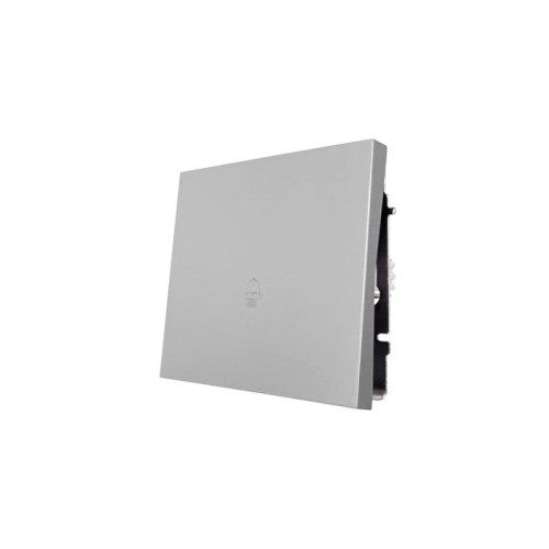 Кнопка звонка СП ZIMA IP20 безвинт. зажим сер. матов. LEZARD 704-7488-103QC