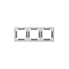 Рамка Levit 3п кофе макиато/бел. ABB 2CHH015030A6018