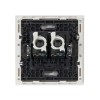 Розетка компьютерная 2-м RJ45 кат.5E FORTE&PIANO FP233 бел. IEK FP-K20-1-K01