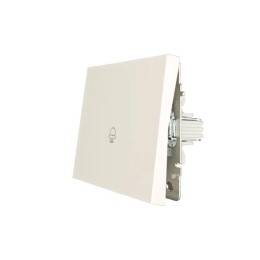 Кнопка звонка СП ZIMA IP20 безвинт. зажим слон. кость LEZARD 704-9088-103QC