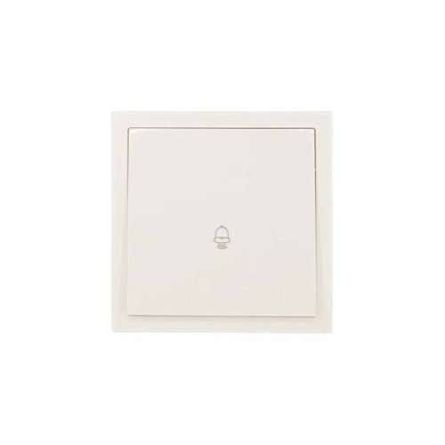 Кнопка звонка СП ZIMA IP20 безвинт. зажим слон. кость LEZARD 704-9088-103QC