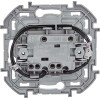 Выключатель 2-кл. Inspiria 10А IP20 250В 10AX с подсветкой/индикацией механизм сл. кость Leg 673631