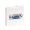 Плата с разъемом VGA "мама" (15 конт.) винты 45х45мм алюм. Simon Connect K100B-8