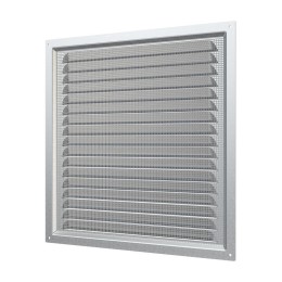 Решетка вентиляционная вытяжная стальная с оцинк. покрытием 300х300мм ERA 3030МЦ