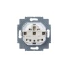Розетка Levit с заземл. с защ. шторками 16А бел./ледяной ABB 2CHH203457A6001