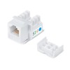 Вставка Keystone Jack RJ12 (6P6C) угол 90град. 110 IDC Cabeus 7957c