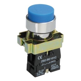 Кнопка LAY5-BL61 1НО без подсветки син. KARAT IEK BBT70-BL-K07