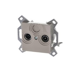 Розетка телевизионная оконечная TV/R Levit кофе макиато ABB 2CHH083503A6018