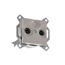 Розетка телевизионная оконечная TV/R Levit кофе макиато ABB 2CHH083503A6018