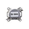 Розетка телевизионная оконечная TV/R Levit серебр. ABB 2CHH083503A6070