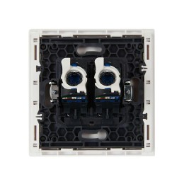 Розетка компьютерная 2-м RJ45 кат.6 FORTE&PIANO FP234 бел. IEK FP-K20-2-K01