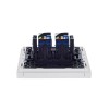 Розетка компьютерная 2-м RJ45 кат.6 FORTE&PIANO FP234 бел. IEK FP-K20-2-K01