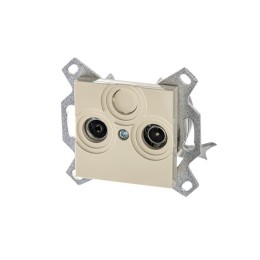 Розетка телевизионная оконечная TV/R Levit сл. кость ABB 2CHH083503A6017