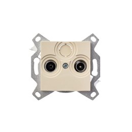 Розетка телевизионная оконечная TV/R Levit сл. кость ABB 2CHH083503A6017