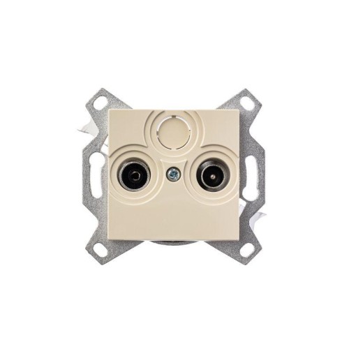 Розетка телевизионная оконечная TV/R Levit сл. кость ABB 2CHH083503A6017