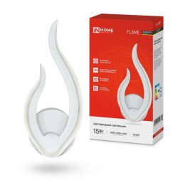 Светильник светодиодный ELEGANT FLAME 15Вт 3000-6500К 1200лм 230В STEP COLOR бел. IN HOME 4690612051