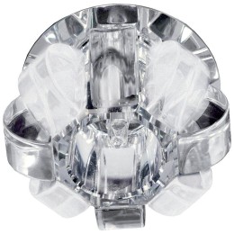 Светильник точечный DK31 CH/WHMWH JCD G9 40Вт 220В декор "корона" хром/прозр. матов. ЭРА C0043778