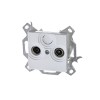 Розетка телевизионная проходная TV/R Levit 7дБ бел. ABB 2CHH083607A6003