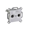 Розетка телевизионная проходная TV/R Levit 7дБ жемчуж. ABB 2CHH083607A6068