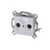 Розетка телевизионная проходная TV/R Levit 7дБ жемчуж. ABB 2CHH083607A6068